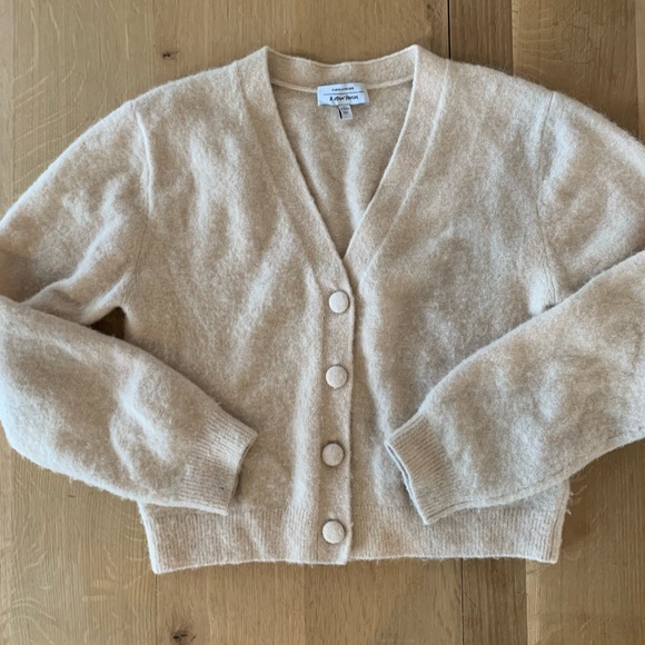 And Other Stories wool blend vneck cardigan, small - Picture 10 of 16